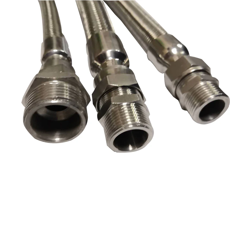 BNG IP65  pipe fittings factory price braided explosion proof stainless steel flexible electrical flexible conduit ATEX
