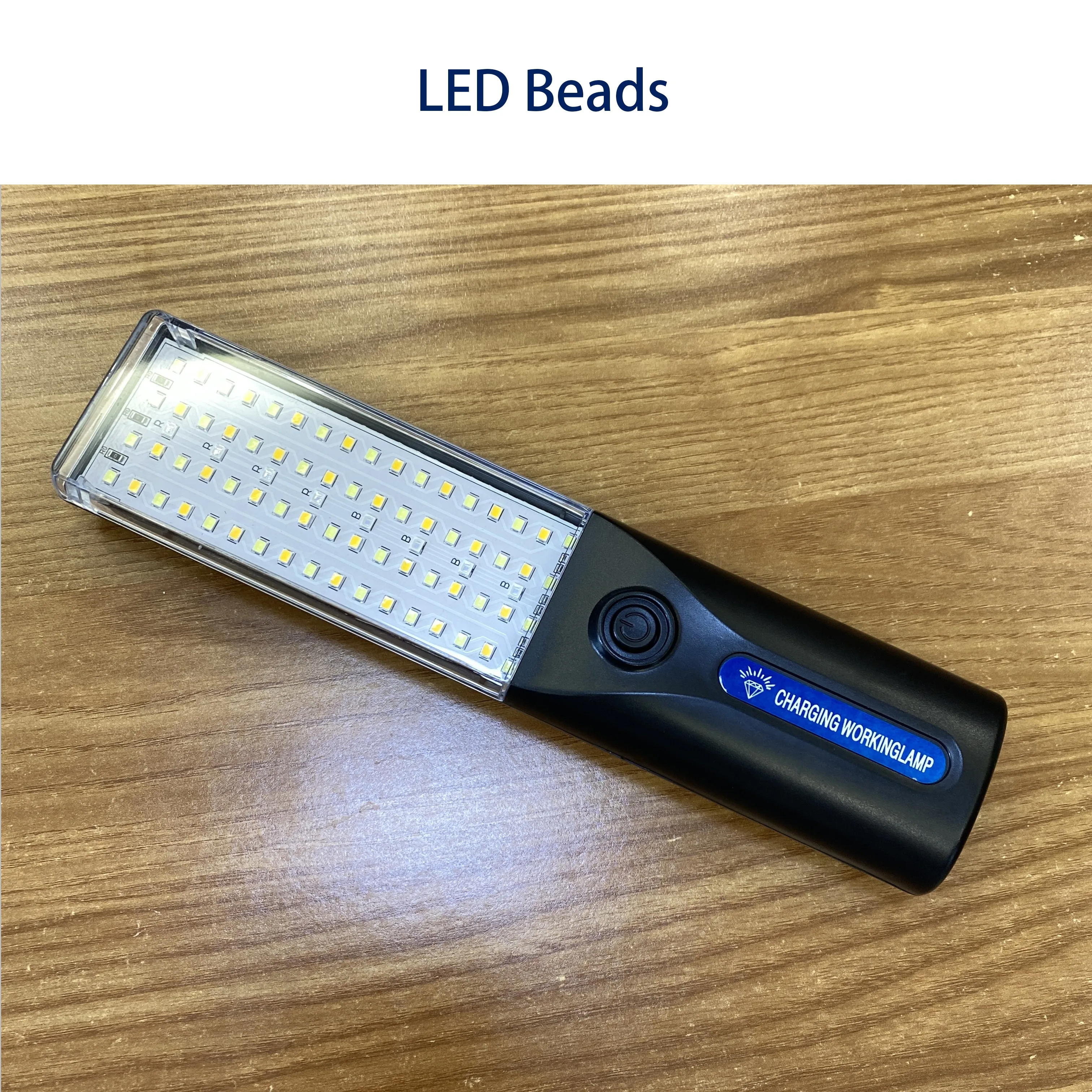Portable IP65 Waterproof LED Solar Floodlight Emergency Camping & Outdoor Fishing Light Made of Durable Plastic