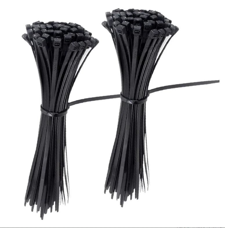 High Quality White Black Tie Cable Ties Nylon Colorful Cheap Price China PA66 PA6 Nylon Plastic Self Locking Cable Zip Tie Warp