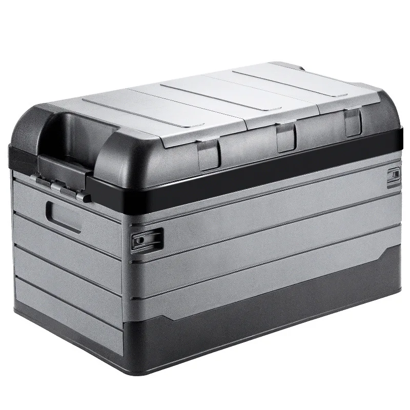 ODM Outdoor Foldable Storage Box Camping Plastic Storage Bins Outdoor Car Trunk Colapsible Organizer Storage Box