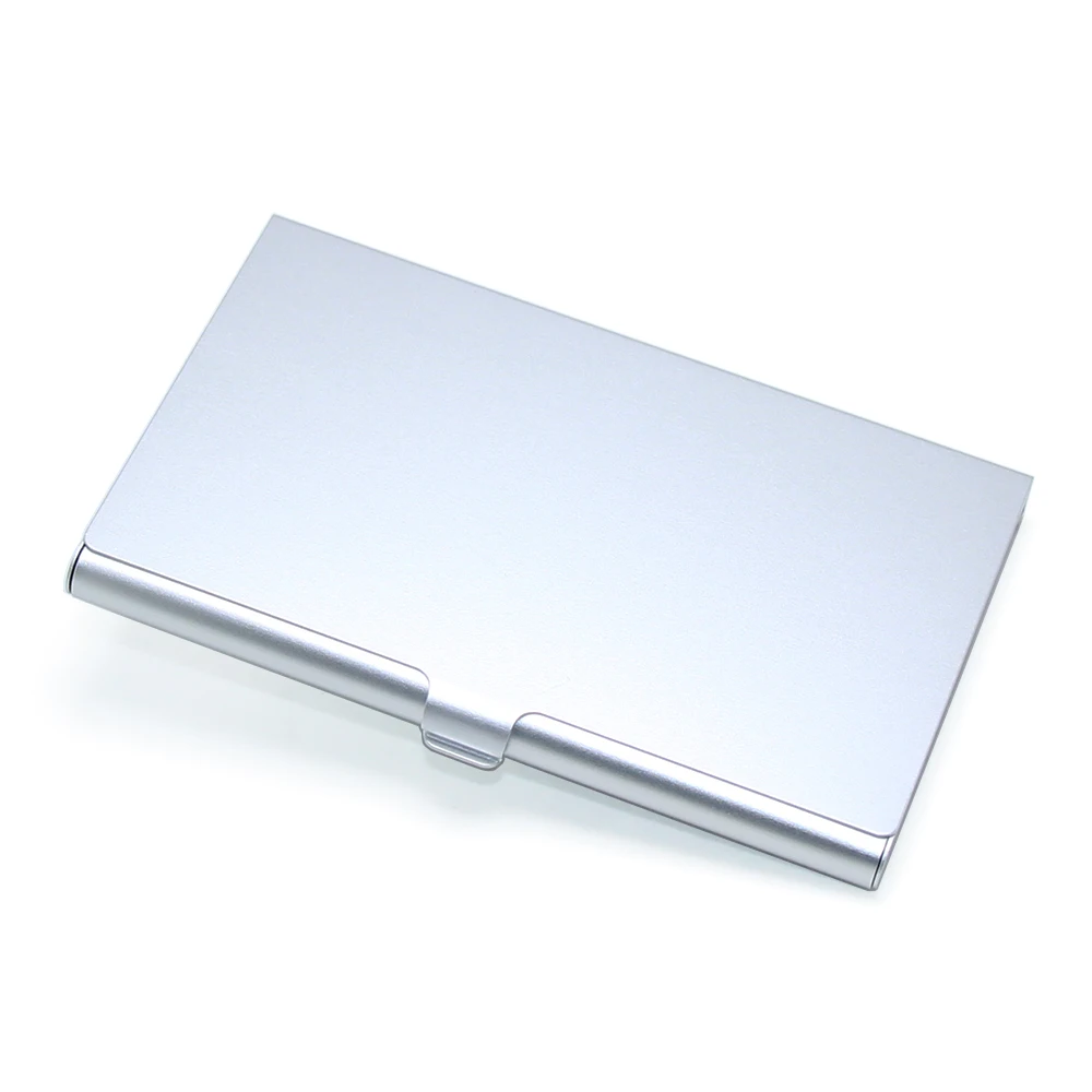 Metal Women Men Business Card Holder Creative Aluminum Holder Credit Business Card Case Multicolor Card Holder