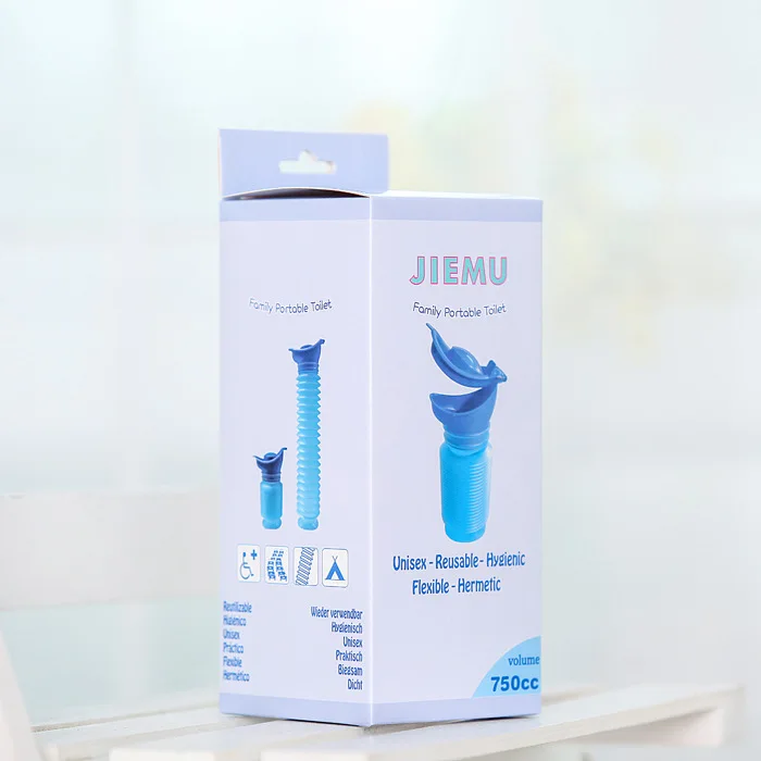 trail order link folding urinal for  traveling long journey driving outdoor camping travel potty telescopic urinal