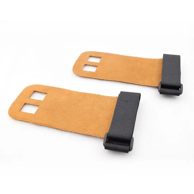  Изготовленные на заказ гимнастические кожаные рукоятки/кожаные защитные рукоятки для ладони/захваты тяжелой атлетики