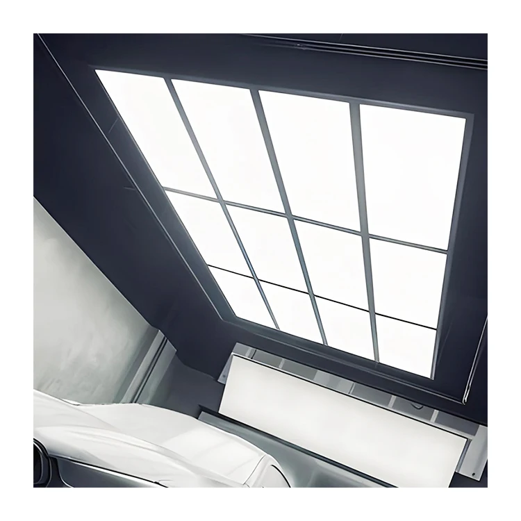 Car Detailing LED Panel Light Hexagonal Room Ceiling Lights for Garage Emitting White Color Powered by AC Supply