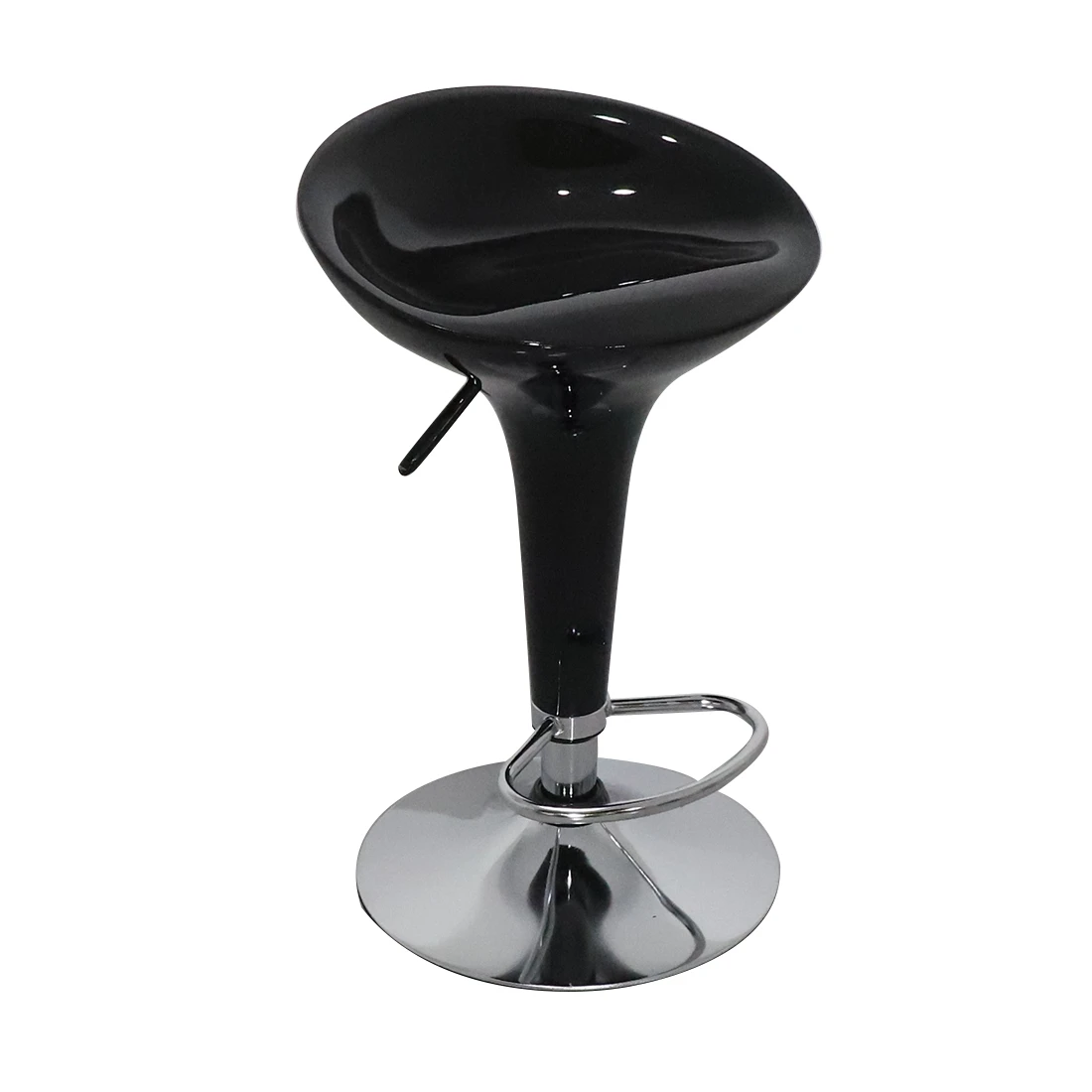 Adjustable height barstool outdoor modern metal high back plastic bar stool bar chairs