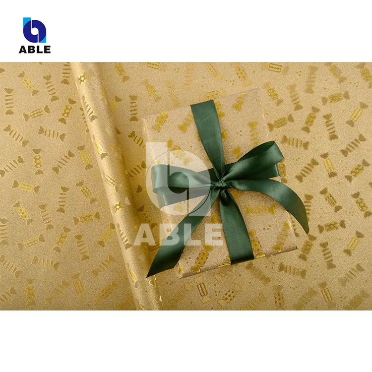 
Wholesale 50*70cm pink plastic sparkling glitter sheet gift wrapping paper for Christmas 