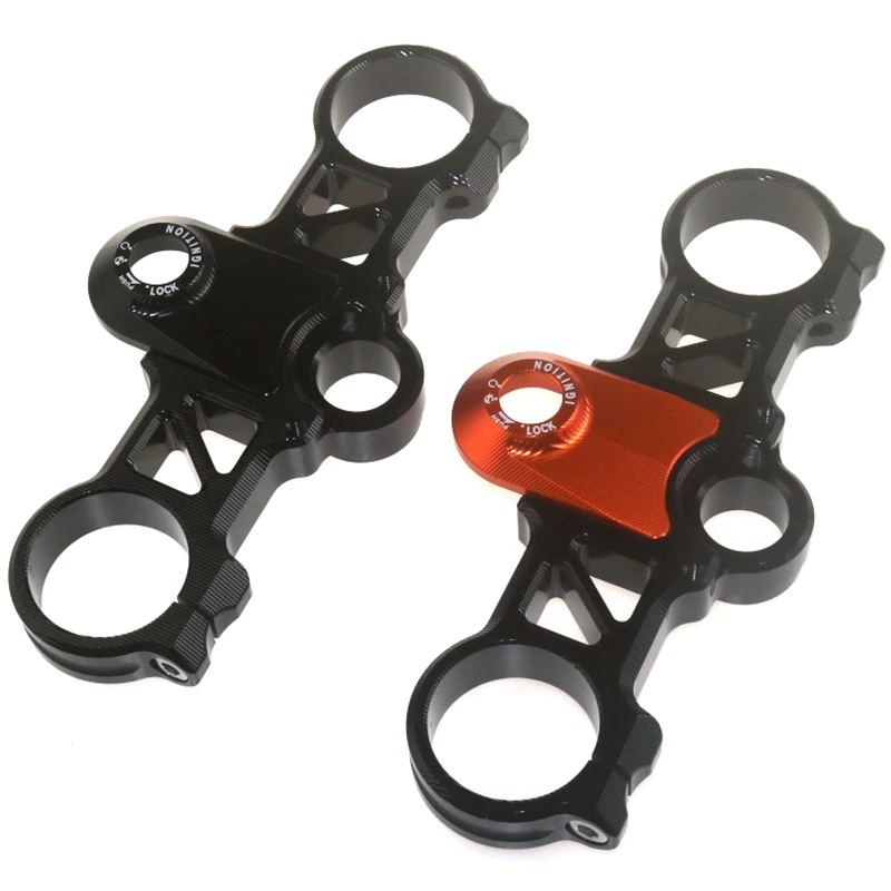 
Motorcycle CNC Modified Front Fork Lowering Triple Tree For KTM RC200 RC390 2014-2020 