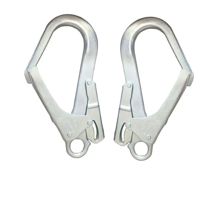 fall arrest component Hot Selling Carabiner Type Handbag Flat Snap Hook Outdoor climbing harness hook Rock Climbing Large Opening Carabiner Master