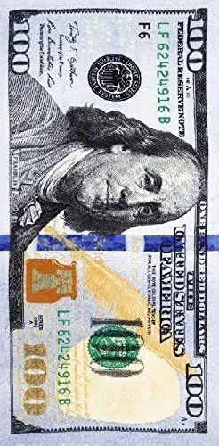 Hot Selling Popular Money 100 Dollar Bill Beach Towel for Adults Teens Boys Men Women Quick Dry Absorbent Pool Swimming Bathroom