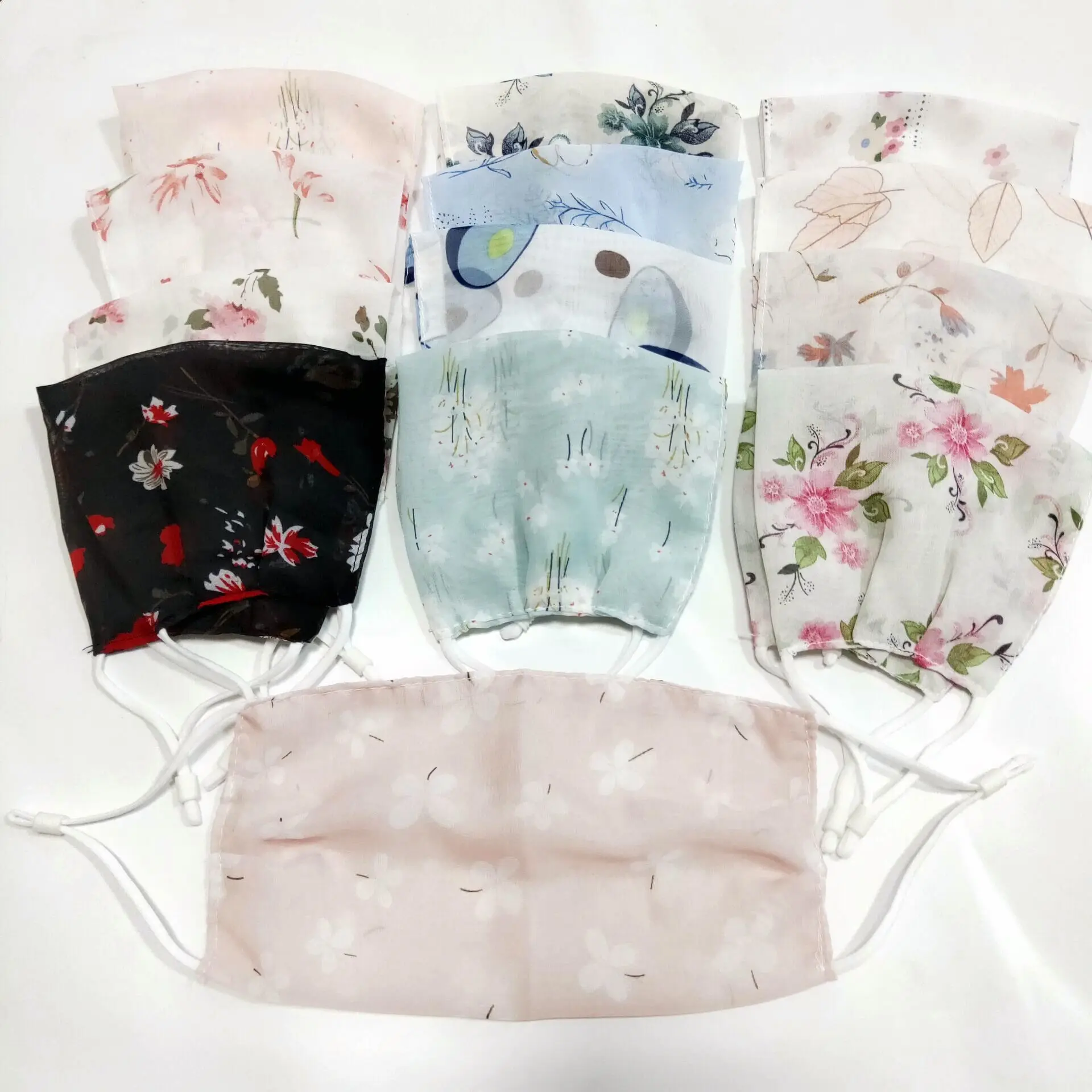 
Direct Selling Cotton Cloth Reusable Washable Face Facemask Custom For Production 