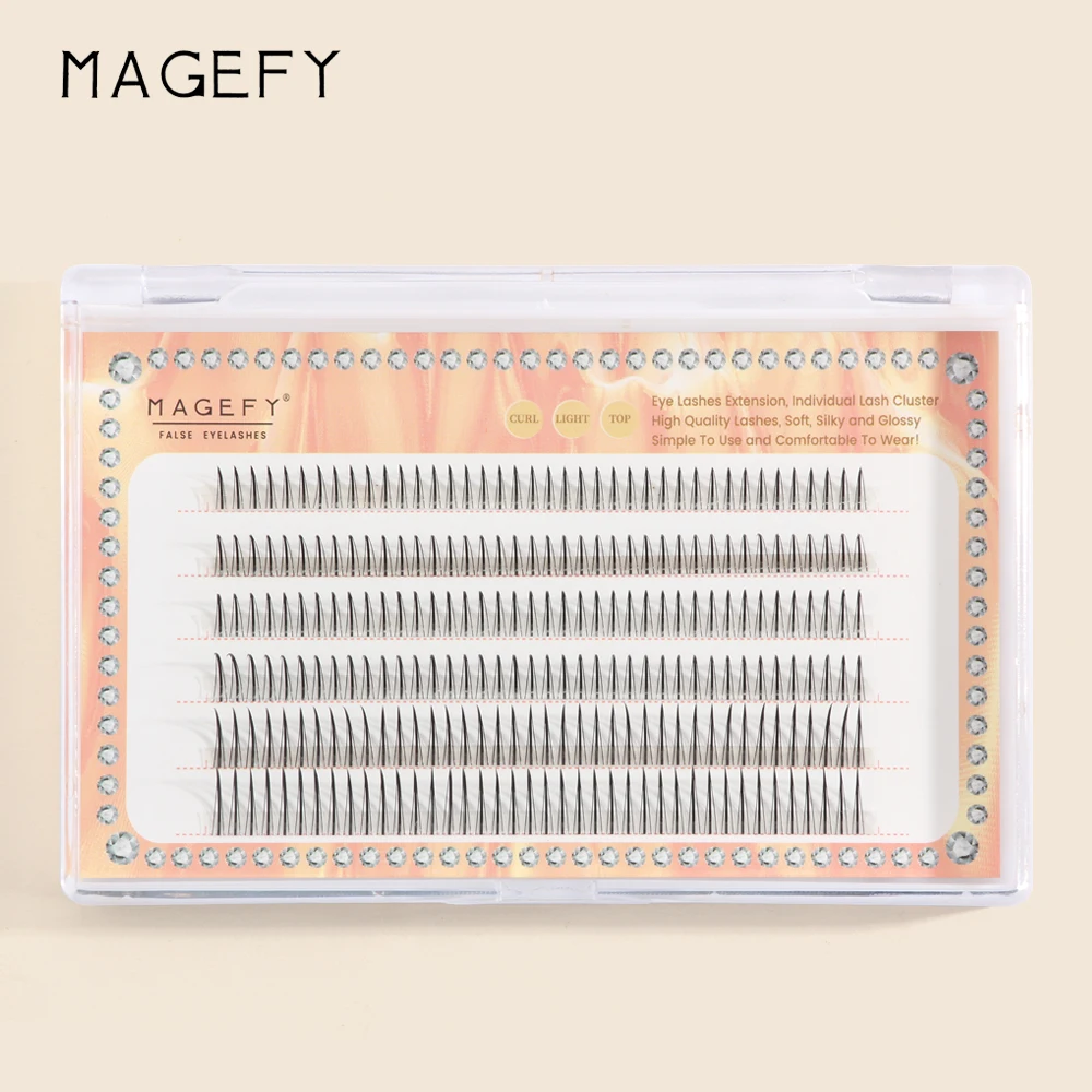 MAGEFY create your own brand eye lashes extensions fairy individual lashes