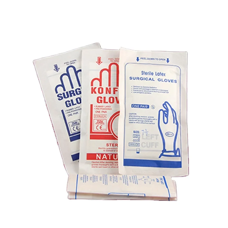 Powder Free Medical Sterile Latex Rubber Examination Surgical Gloves