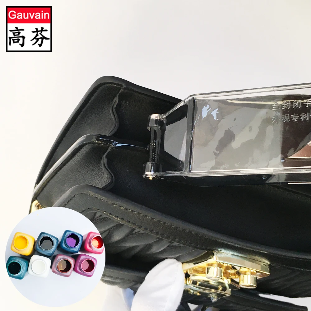 
Customized bags shoes wallets leather furniture water-based acrylic anti-cracking color edge ink <strong><span style=