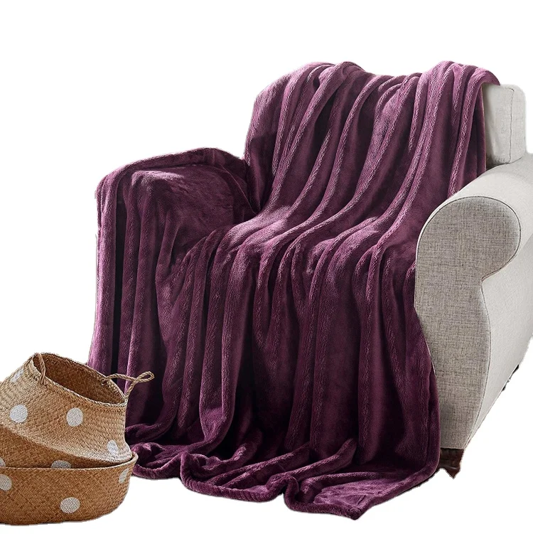 BSCI CVS высококачественное теплое уютное роскошное Фланелевое Флисовое одеяло с однотонными узорами рождественское Фланелевое покрывало для постельного белья