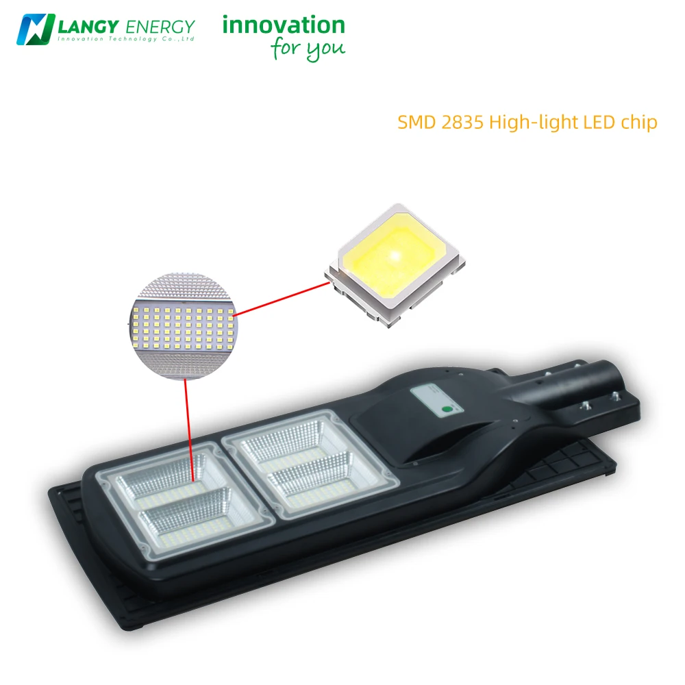 Langy official powerfull integrated solar street light outdoor 40w 80w 120w