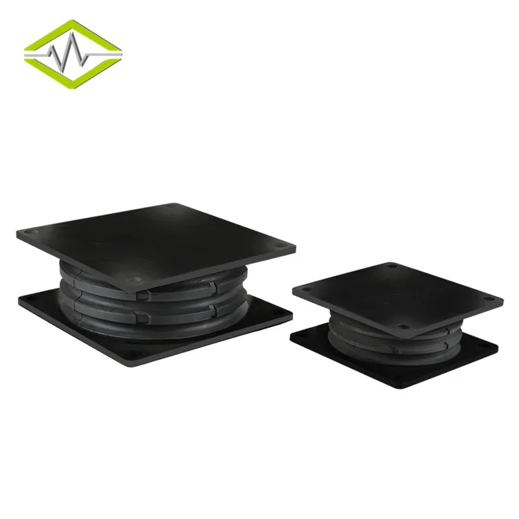 Large loading weight anti vibration rubber mount for plate
