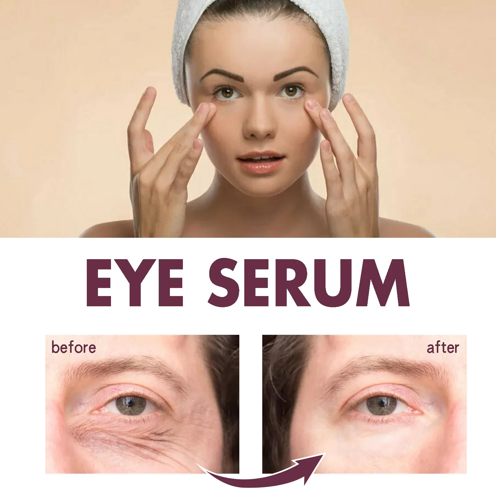 Diminishing fine lines dark circles eye bags moisturizing anti wrinkle firming eye repair cream