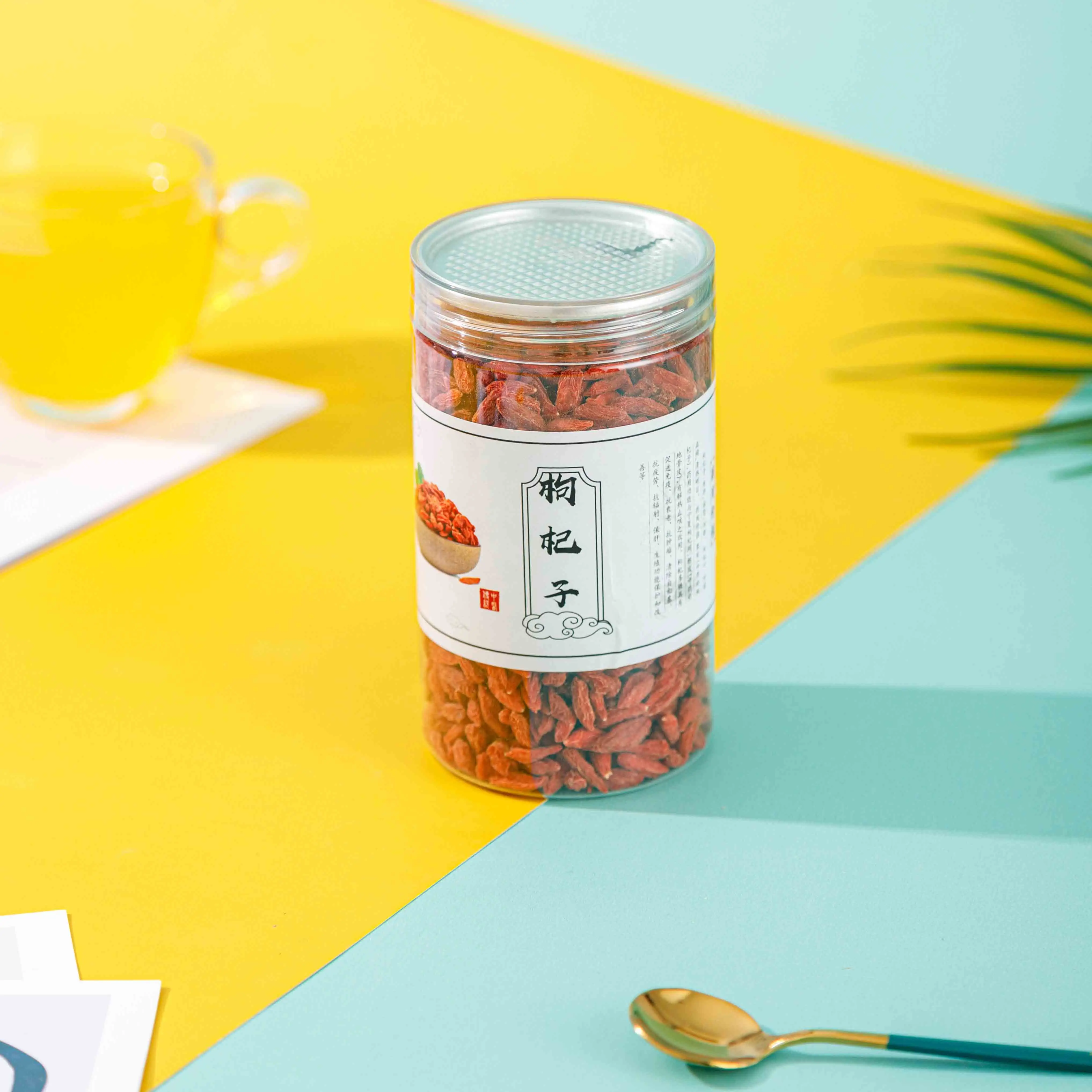 storage honey food grade 430ml jar with lid plastic gummy candy packagingbiscuits jar  peanut butter jars nuts cans