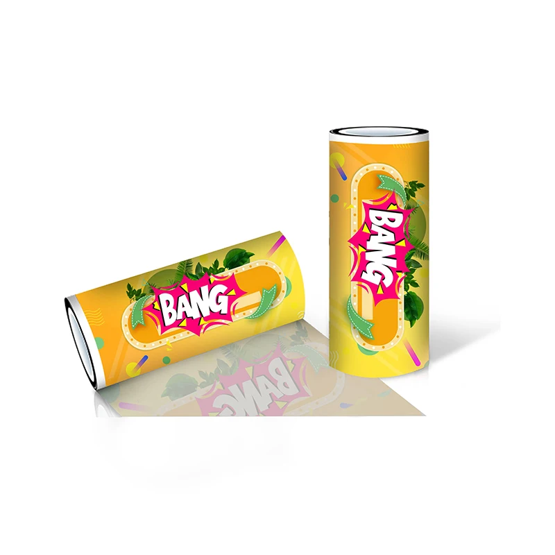 Concise customized clear candy wrapper foil sachet film roll lollipop packaging