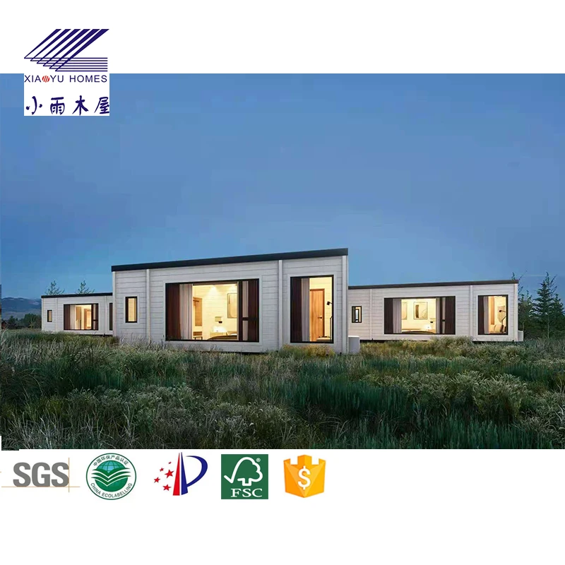 Крошечный деревянный домик prefab дом общежития контейнер дома 40фт роскошный дом