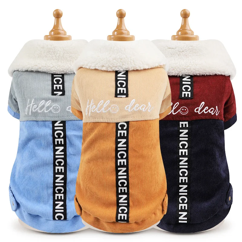 
Custom Wholesale Fashion Elegant Dog Clothes Winter Pet 
