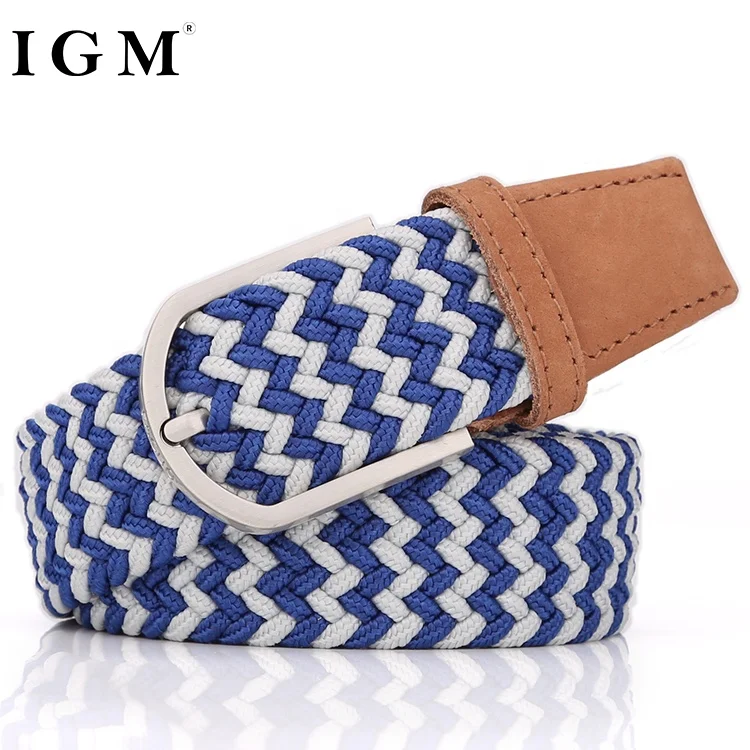 New Unisex Ethnic Stretch Braided Elastic Belt