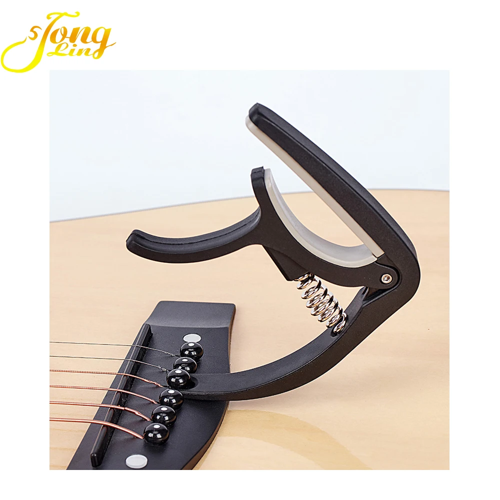 Customized Design Guitar Capo With Spring Hinged