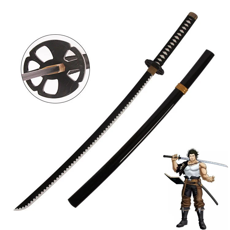 Новый черный клевер Yami Sukehiro Katana косплей меч