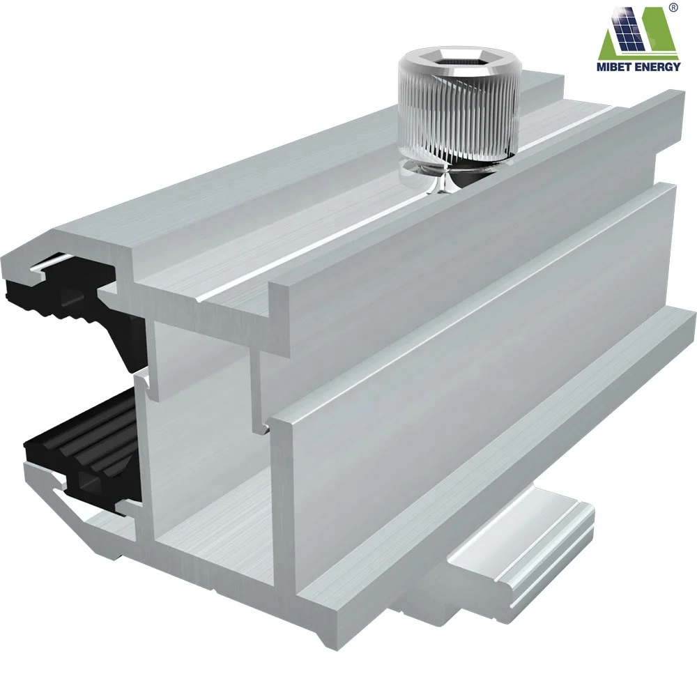 Зажим из нержавеющей стали и алюминия для солнечной панели с двойным стеклом безрамный алюминиевый тонкий пленочный зажим