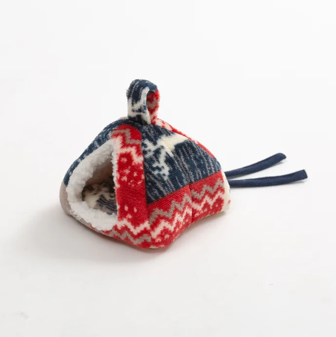 
2021 Pet China Supplier Cute Small Animal Hamster Winter Warm Guinea Pig Chinchilla Pet Bed pet house travel outdoors 