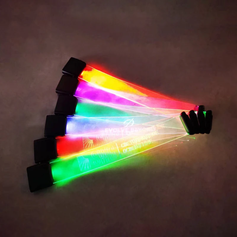 available stocks TPU led bracelet flashing cosmic magnet led lighting wristbands party concert decoration