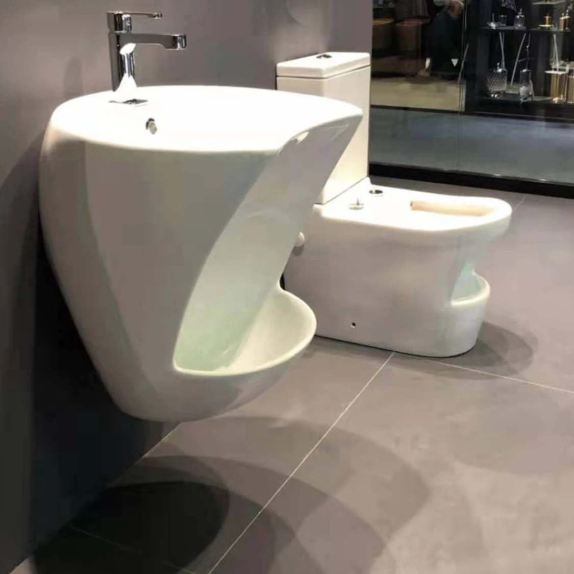 Wudu toilet ablution sink Muslim wash station bathroom footer pedestal squat pan wudumate sanitary wazu commode toilet health