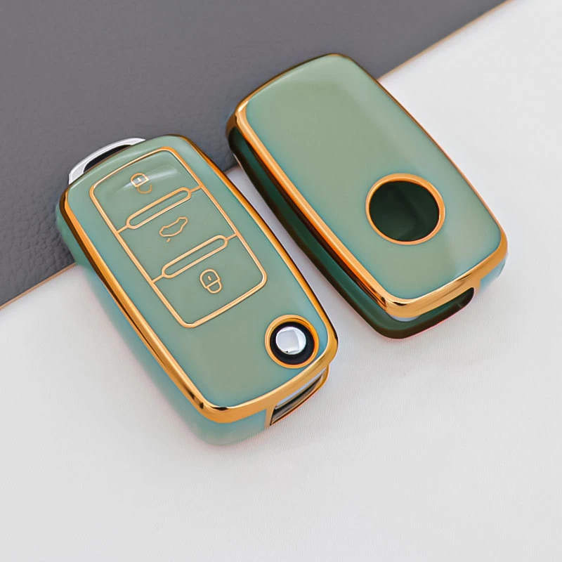 VW, Langyi Bora, Tuguan, Santana, Sudden polo, Smart Keys Case 4 Buttons Keychain Car Key Cover