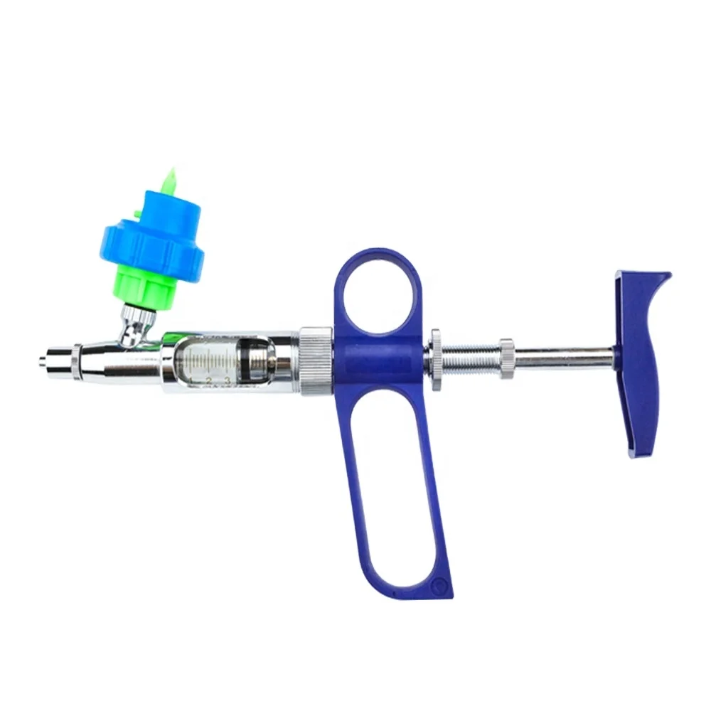 Veterinary Instruments  0.5ml,1ml,2ml, 5ml Automatic Poultry Vaccine  Continuous  Syringe