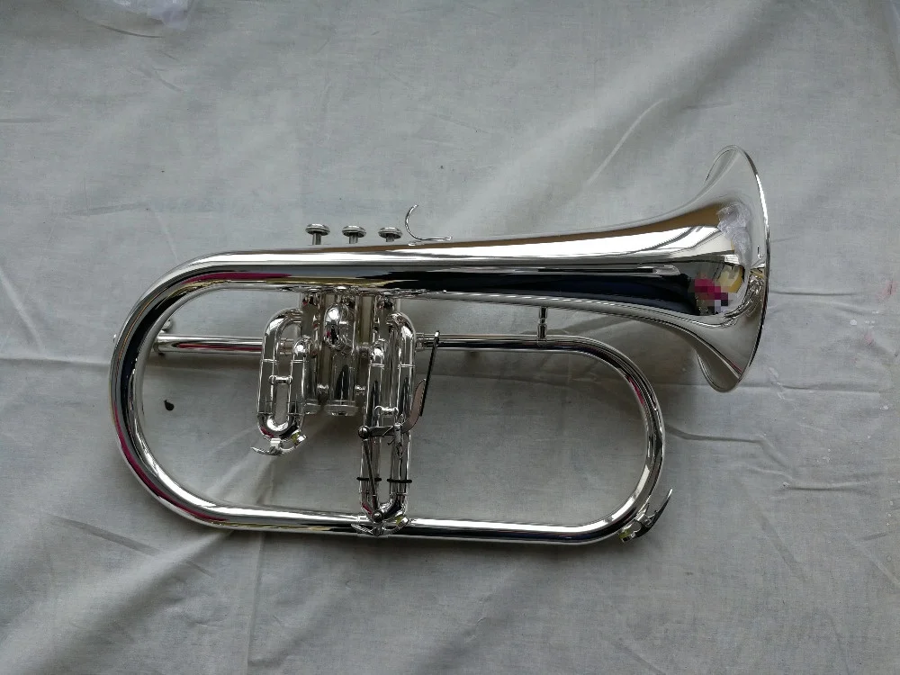 Высокое качество Bb ключ монельный поршень Flugelhorn