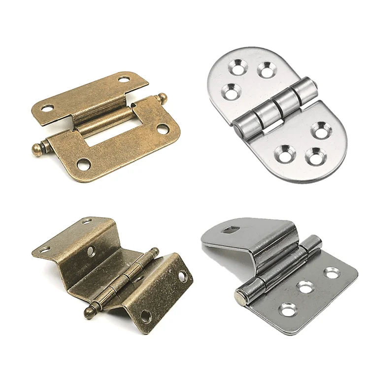 High Quality Modern Design Fishtail Hinge Steel/Stainless Steel/Zinc Alloy Chrome Finish Furniture Hinge Made in Taiwan