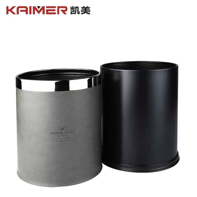 Custom Hotel 5 Star Stainless Steel Gloss Black Comfort Tray with Drawers Convenience Tray Amenity Kit