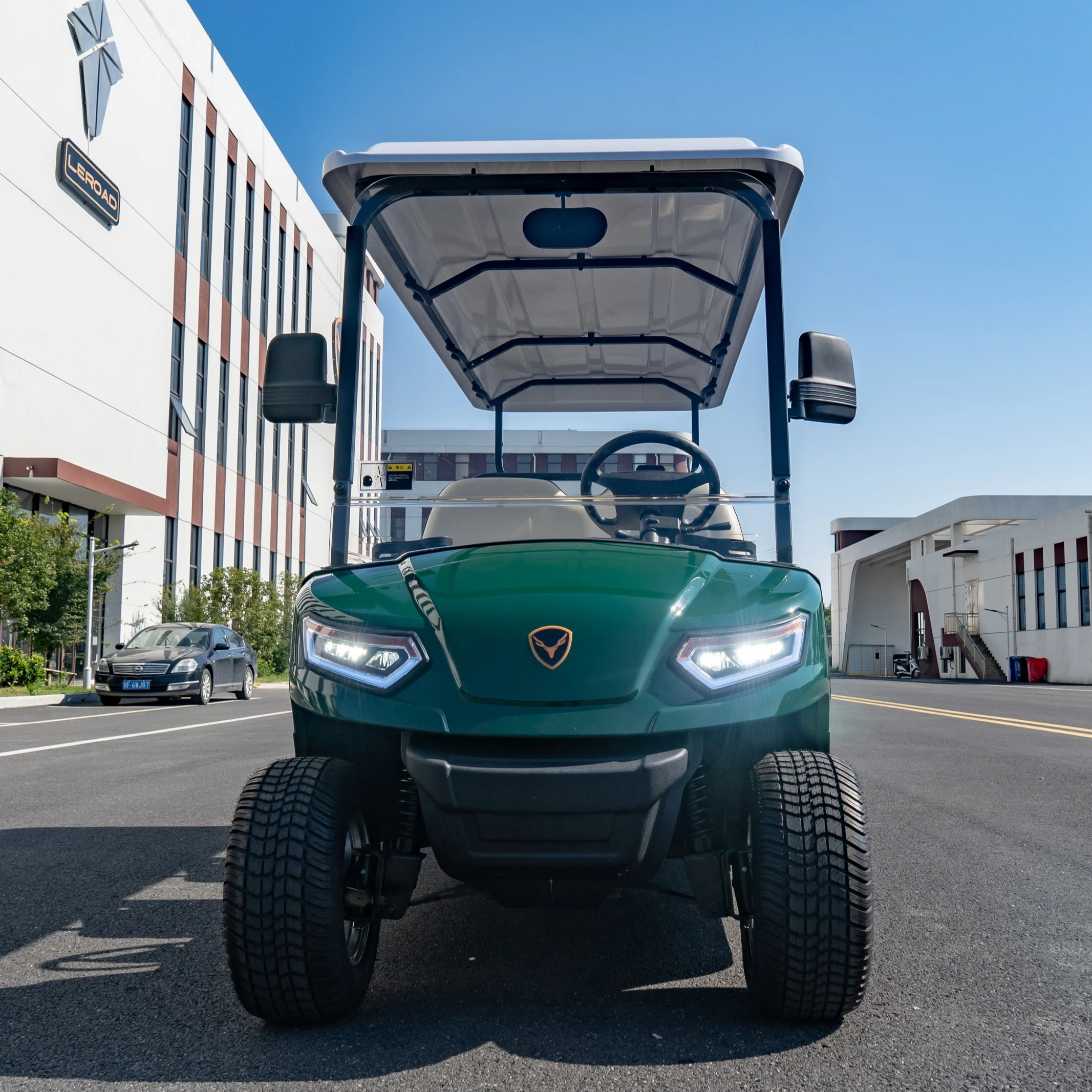 Высокопроизводительная электрическая тележка для гольфа с новым дизайном Forest Green L6