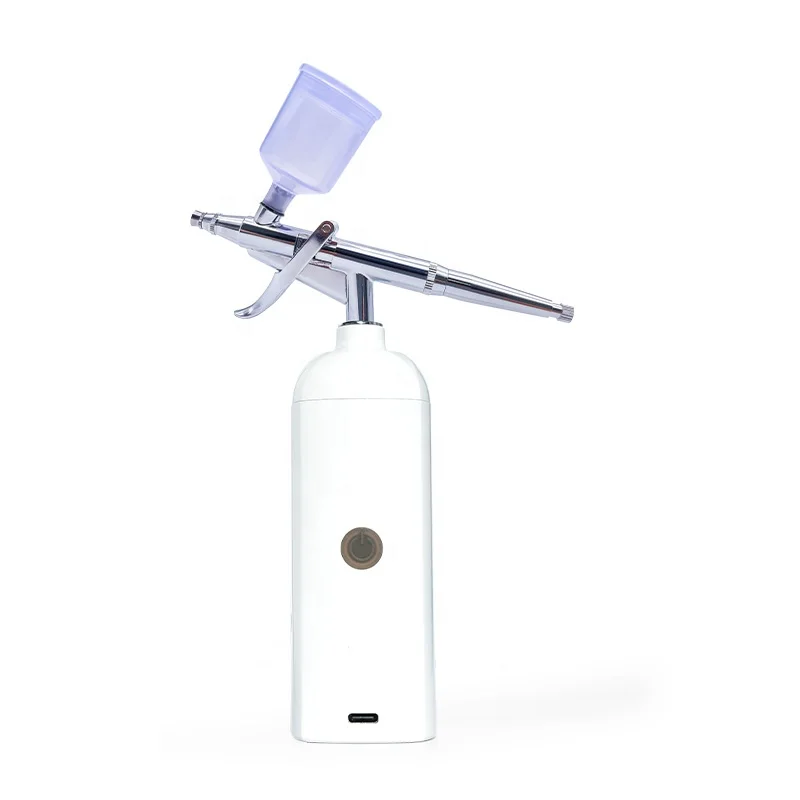 Double Action Trigger Air Brush Gun 35PSI Airbrush Kit With Compressor 0.3mm Nozzle for model Paint Tattoo Nail Art  Makeup