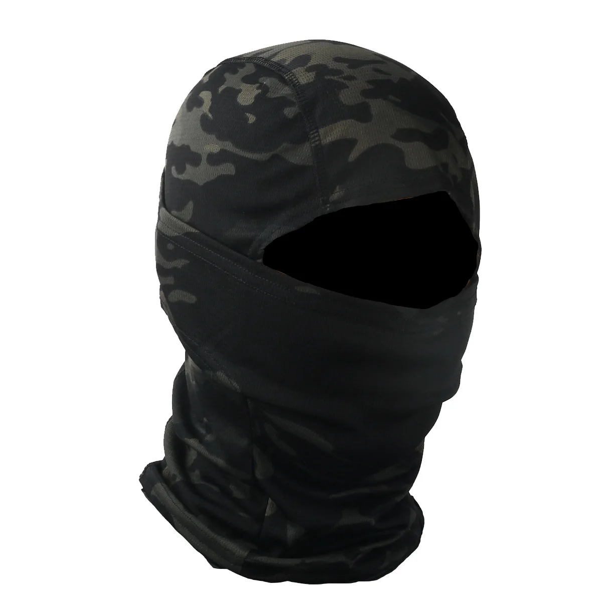 Winter Baclava Ski Mask Breathable Black Custom Logo Print Balaclava Windproof Skull Ski Mask 1 Hole Balaclava Cap Hat