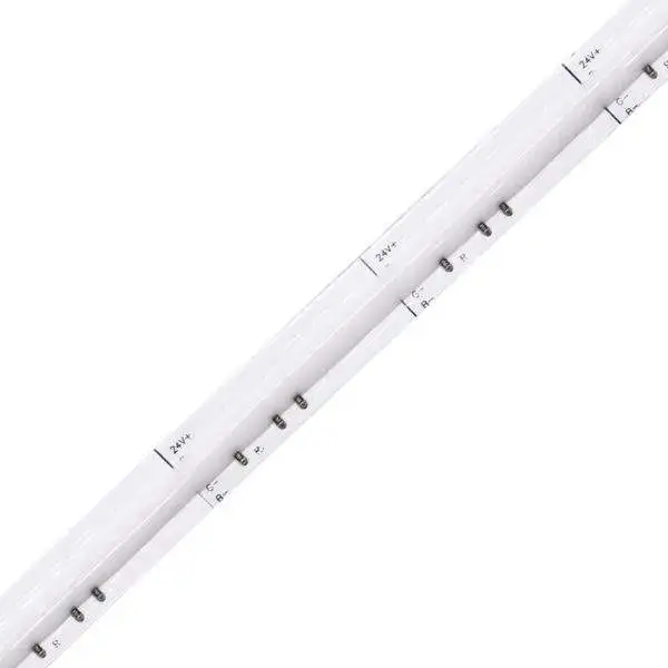 24v 12v 3000k rgbw red color green blue dot free flip chip cob led strip lights