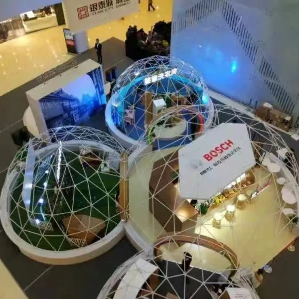Waterproof Flame Retardant Exhibition Tent Structure Geodesic Dome Tent For Big Event