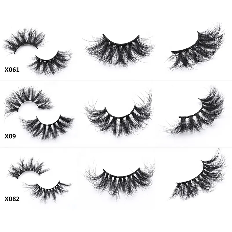 Free samples best selling product wholesale lashes fluffy 25mm mink eyelash packaging lash box vendors