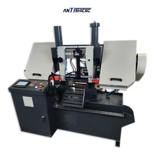 ANTISHICNC GHS4235 CNC Saw Machines Automatic Band Saw Machine Metal Cutting 350mm Fully Automatic Feed Factory Best Price