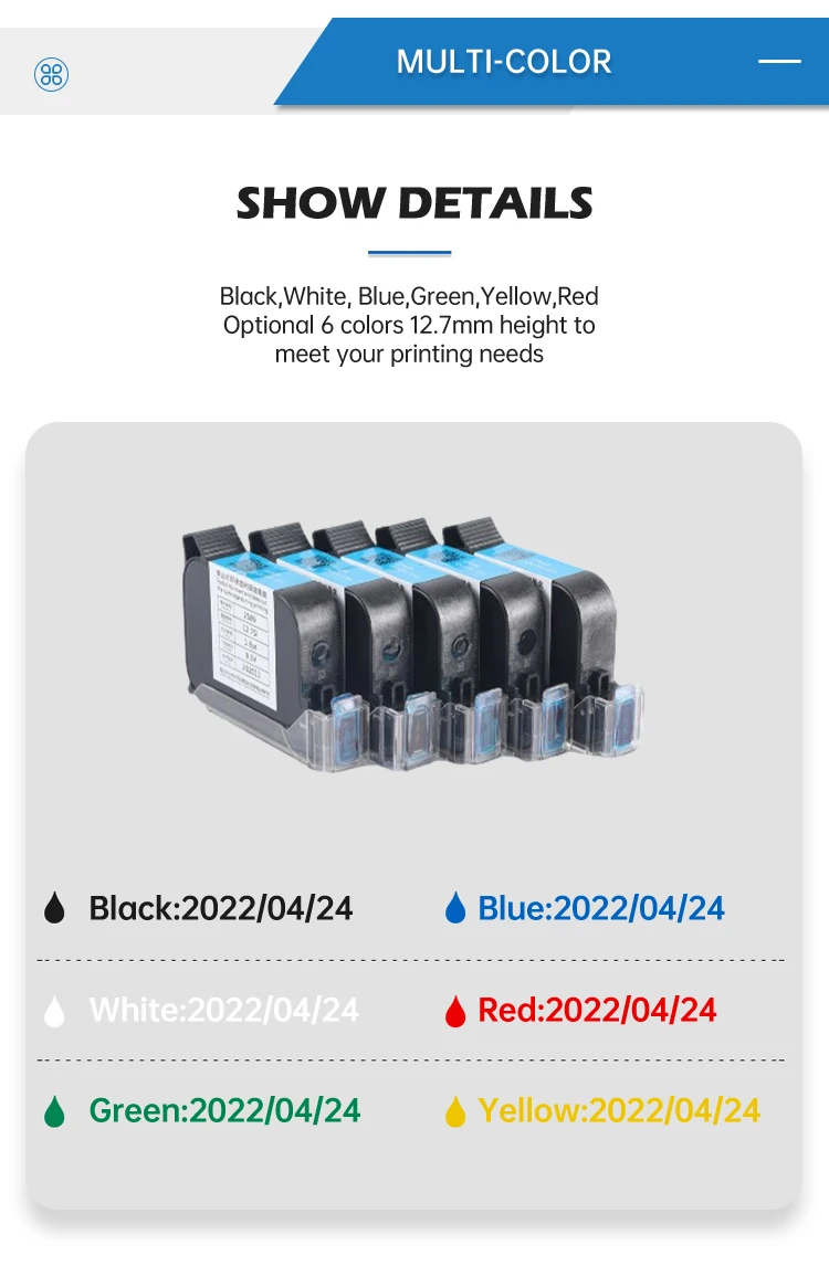 Top selling easy to use plastic inkjet printing sheet inkjet batch code printing machine