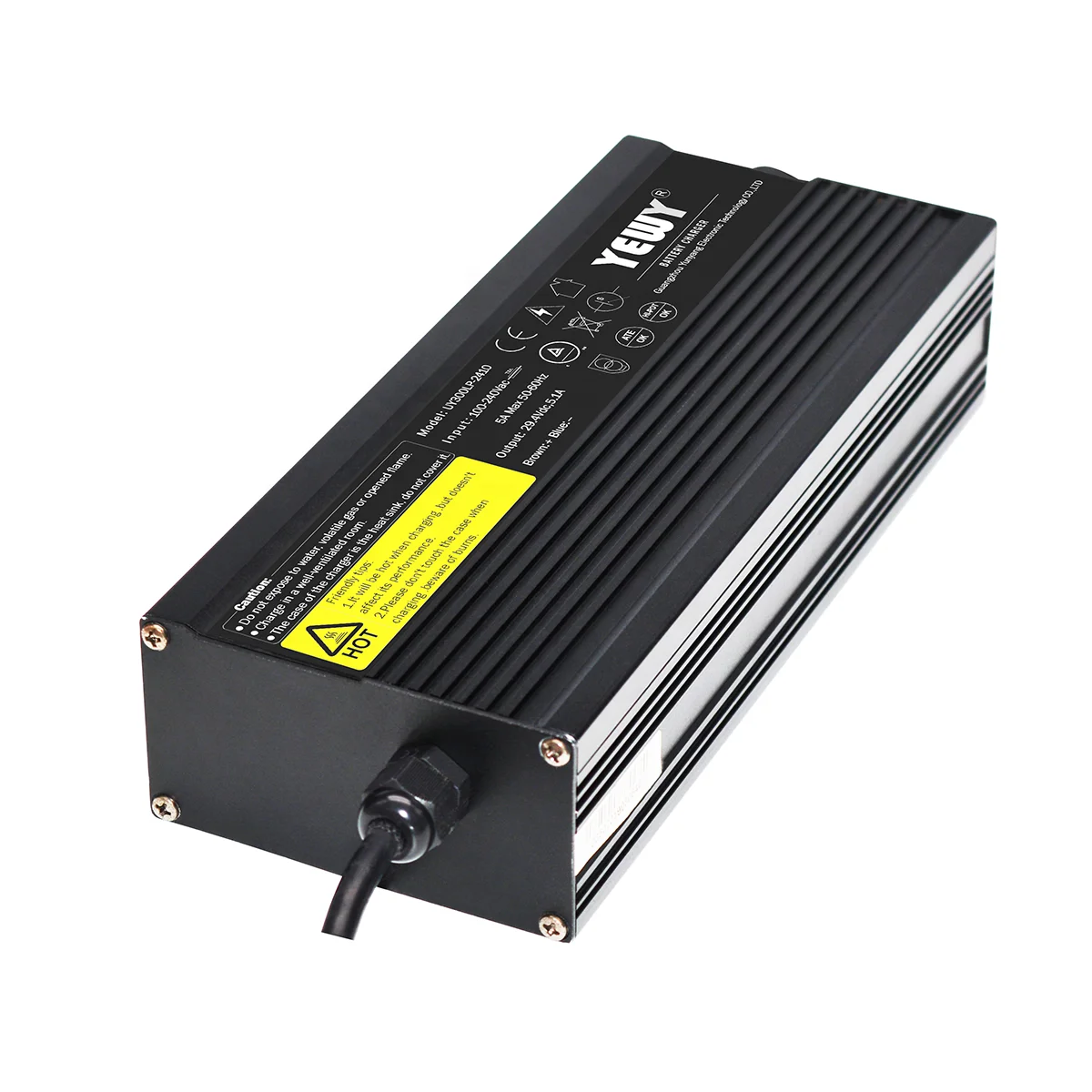 UY300LP IEC 55014 C-TUV-US Waterproof 12 v 24v Life IP65 Waterproof 48v 5a Lead Acid Lifepo4 Waterpro Waterproof Battery Charger