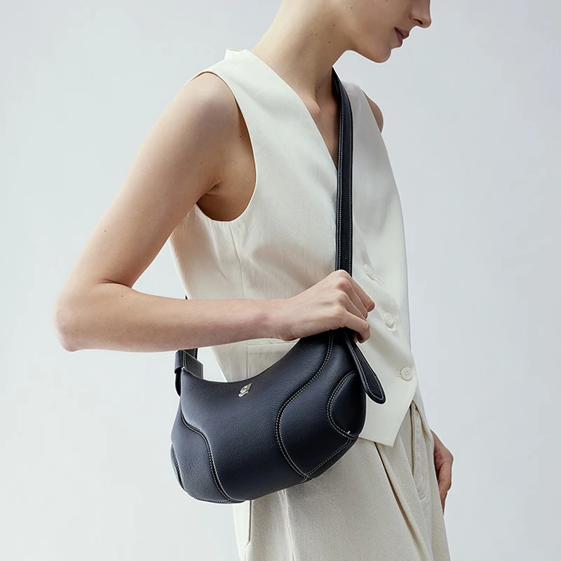 Fashion trending concise leather custom handbags luxury pink women bags