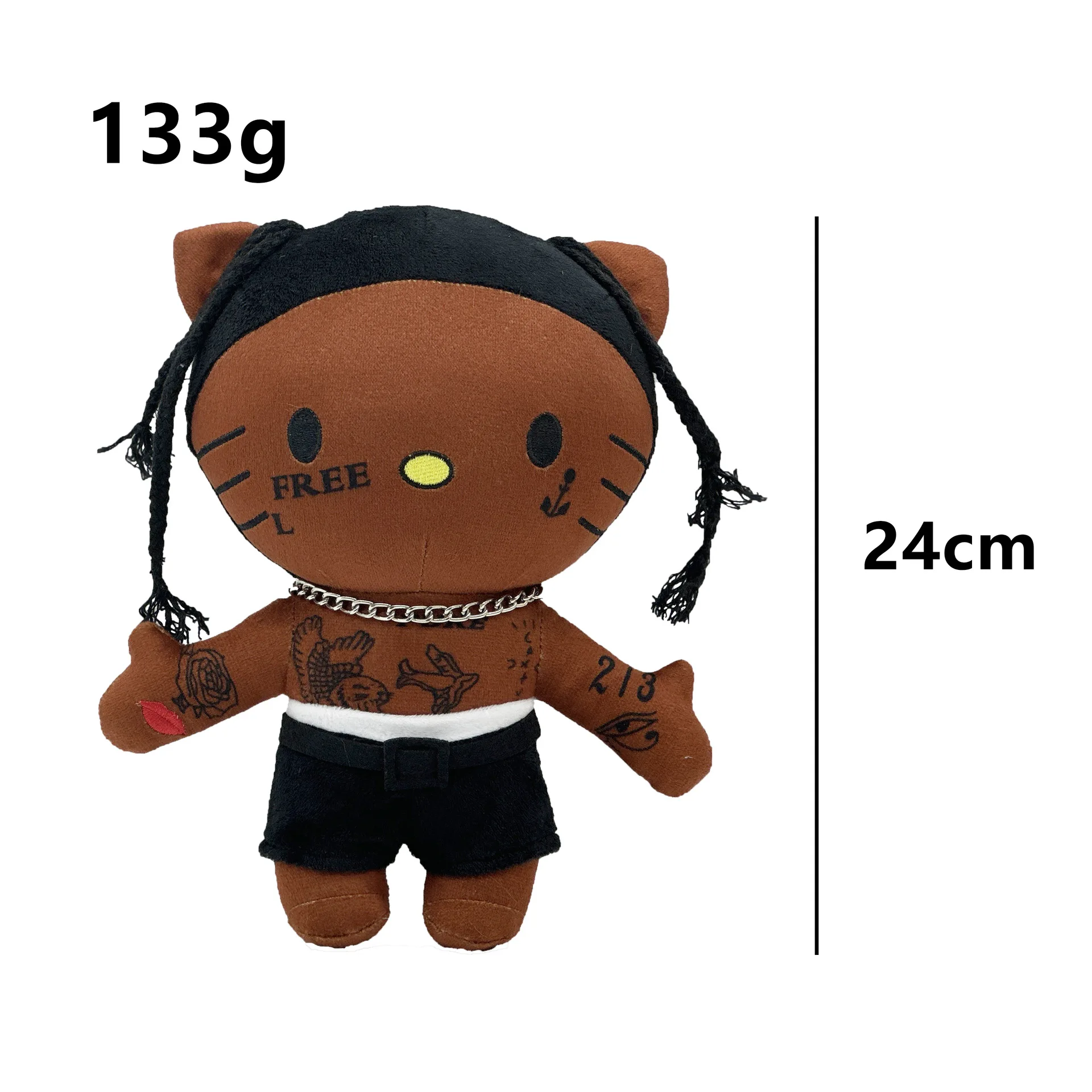 Wholesale Hottest Stuffed Plush Toys Singer Travis Hip Hop Baby Toy Plush Dolls Figure Plushies Toy