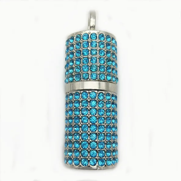 Bulk crystal 2gb lipstick usb flash drives on sale cheap metal perfume bottle usb memory storage