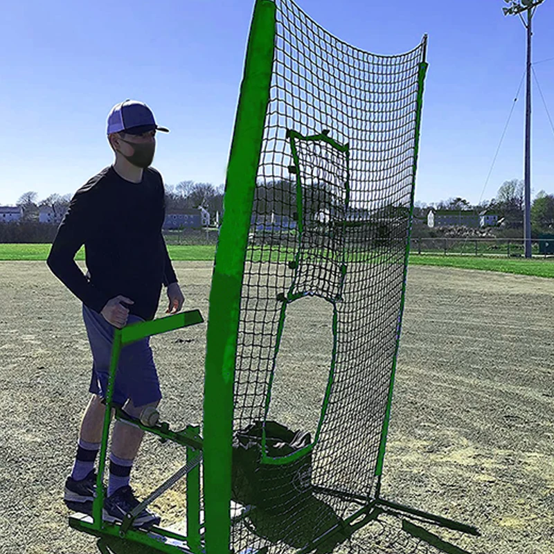 Replacement Baseball and Softball Nets with big mouth throwing quality 1.75 inch elastic net fiber baseball exercise equipment